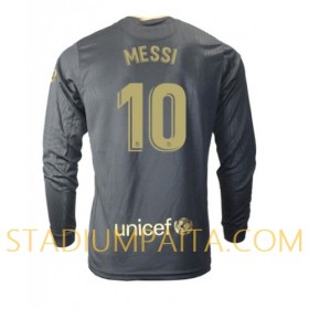 Virallinen pelipaita FC Barcelona Lionel Messi 10 Vieras 2020-21 Pitkähihainen - Miesten